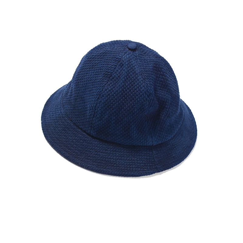 BADBOWL Indigo Sashiko Bucket Hat