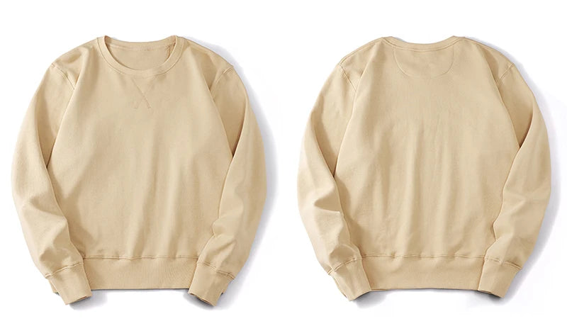 360G Premium Cotton Crewneck | Minimalist Essential Sweatshirt