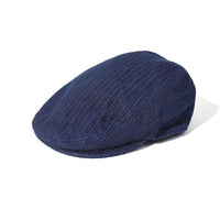 Indigo-Dyed Cotton Flat Cap