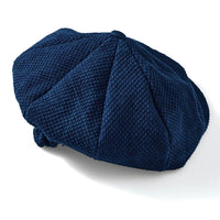 Badbowl Plant-Dyed Indigo Octagonal Cap