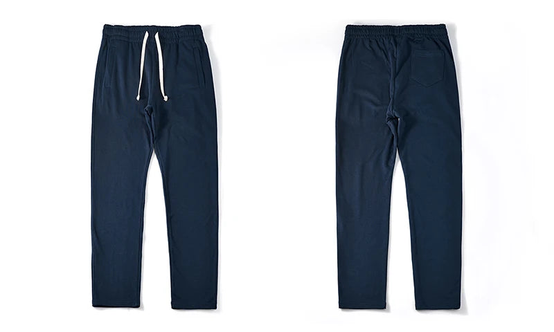 Essential Cotton Blend Pants | Minimal Japanese Sport Trousers