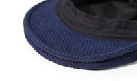 Indigo-Dyed Cotton Flat Cap