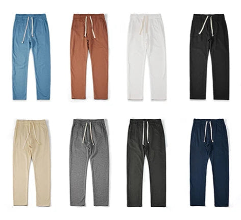 Essential Cotton Blend Pants | Minimal Japanese Sport Trousers