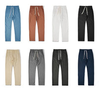 Essential Cotton Blend Pants | Minimal Japanese Sport Trousers