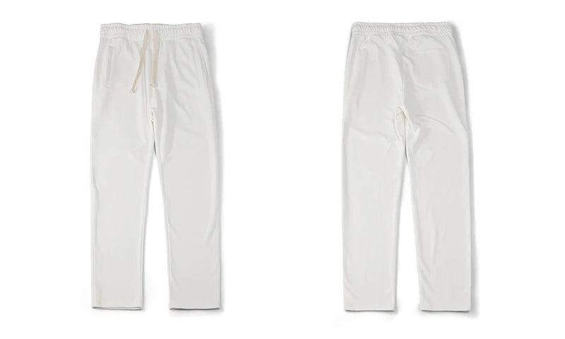 Essential Cotton Blend Pants | Minimal Japanese Sport Trousers