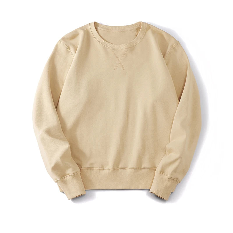 360G Premium Cotton Crewneck | Minimalist Essential Sweatshirt