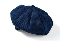 Badbowl Plant-Dyed Indigo Octagonal Cap