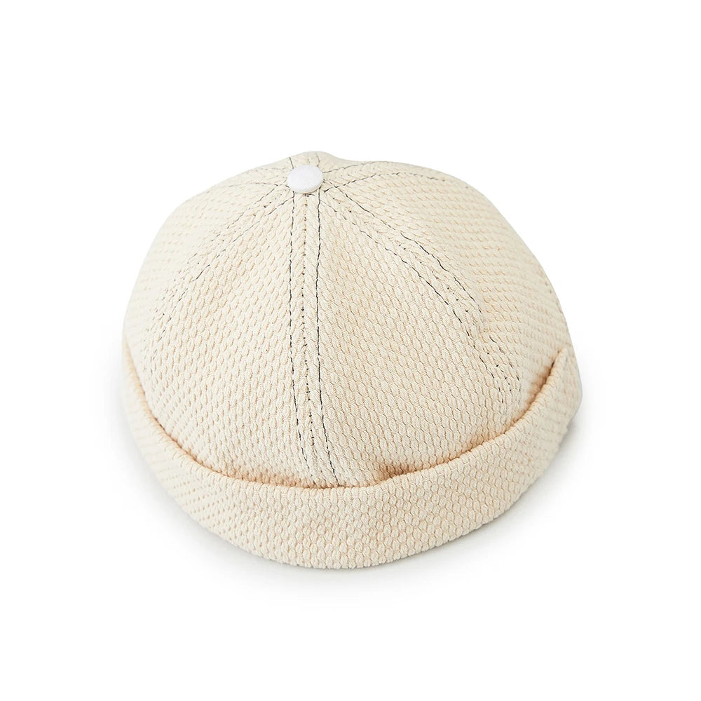 Textured Cotton Docker Cap