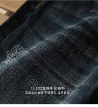 Vintage Wash Straight-Fit Selvedge Denim | 13.5oz Raw Cotton