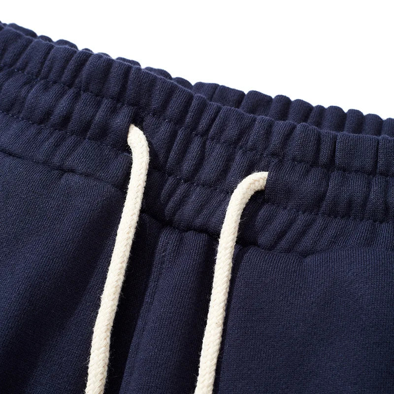 360g Heavy Cotton Sweatpants | Premium Fleece-Lined Basic Pants