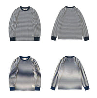 Classic Striped Long Sleeve | Heavyweight Cotton Japanese Tee