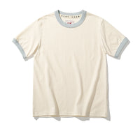 Essential Cotton Ringer Tee | Minimal Japanese Style T-Shirt