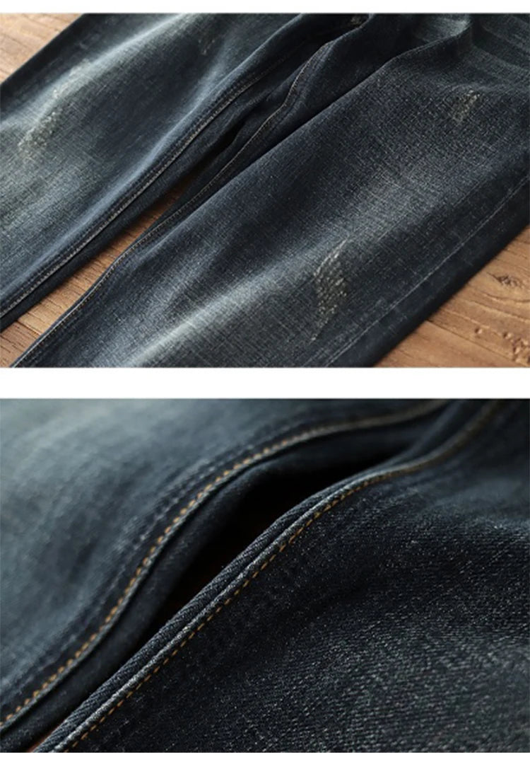 Vintage Wash Straight-Fit Selvedge Denim | 13.5oz Raw Cotton