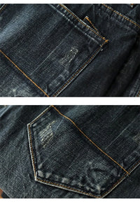 Vintage Wash Straight-Fit Selvedge Denim | 13.5oz Raw Cotton