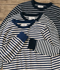 Classic Striped Long Sleeve | Heavyweight Cotton Japanese Tee