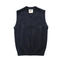 Classic V-Neck Sweater Vest | Vintage-Inspired Knitwear