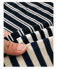 Classic Striped Long Sleeve | Heavyweight Cotton Japanese Tee