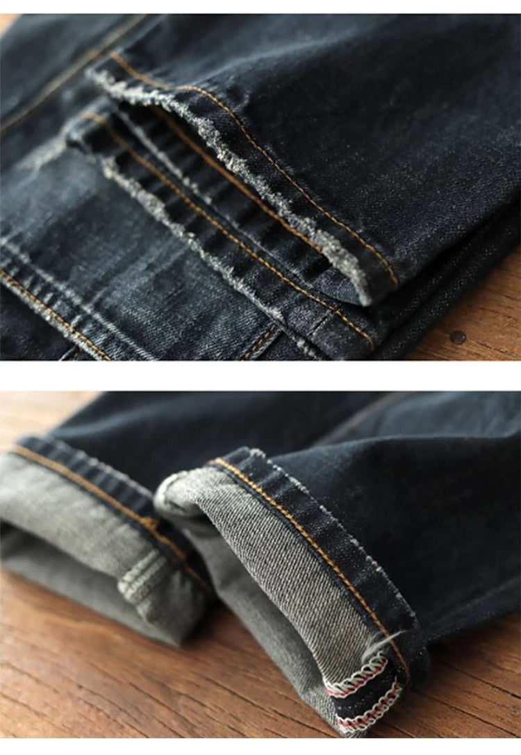 Vintage Wash Straight-Fit Selvedge Denim | 13.5oz Raw Cotton