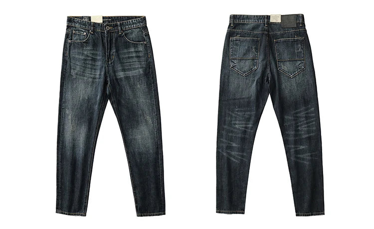 Vintage Wash Straight-Fit Selvedge Denim | 13.5oz Raw Cotton