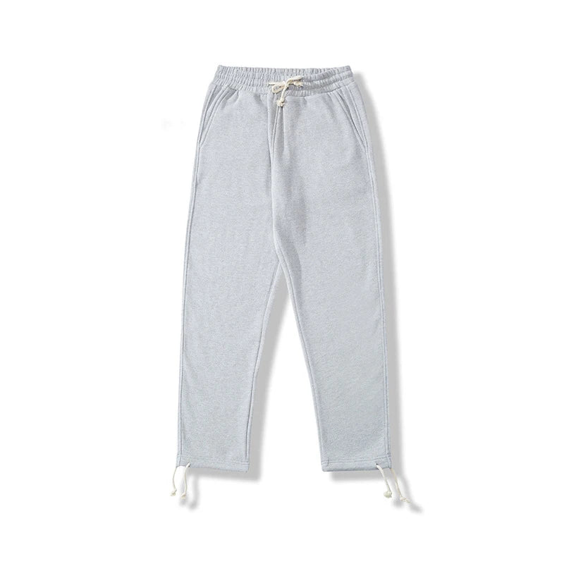 360g Heavy Cotton Sweatpants | Premium Fleece-Lined Basic Pants