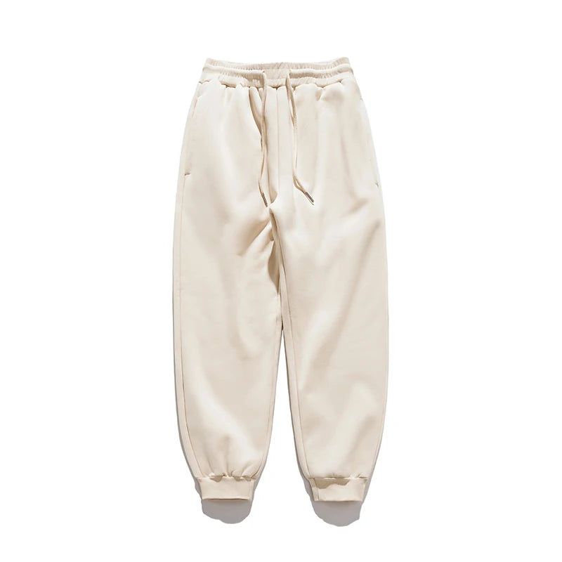 Premium Cotton Joggers | Japanese Minimal Heavyweight Sweatpants