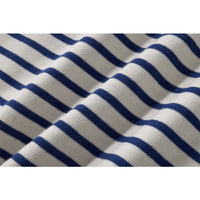 Classic Breton Stripe Tee | Heavy Cotton Long Sleeve Japanese Top