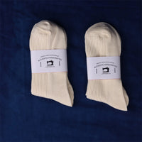 Handcrafted Cotton Ribbed Socks | 3-Pair Pack