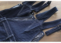 15oz Selvedge Railway Stripe Denim | Vintage-Inspired Loose Fit Work Jeans