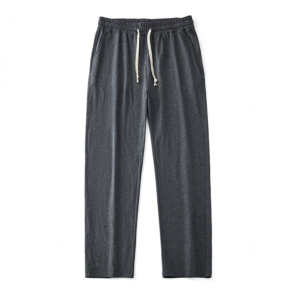 Lightweight Cotton Lounge Pants | Minimal Comfort Sport Trousers