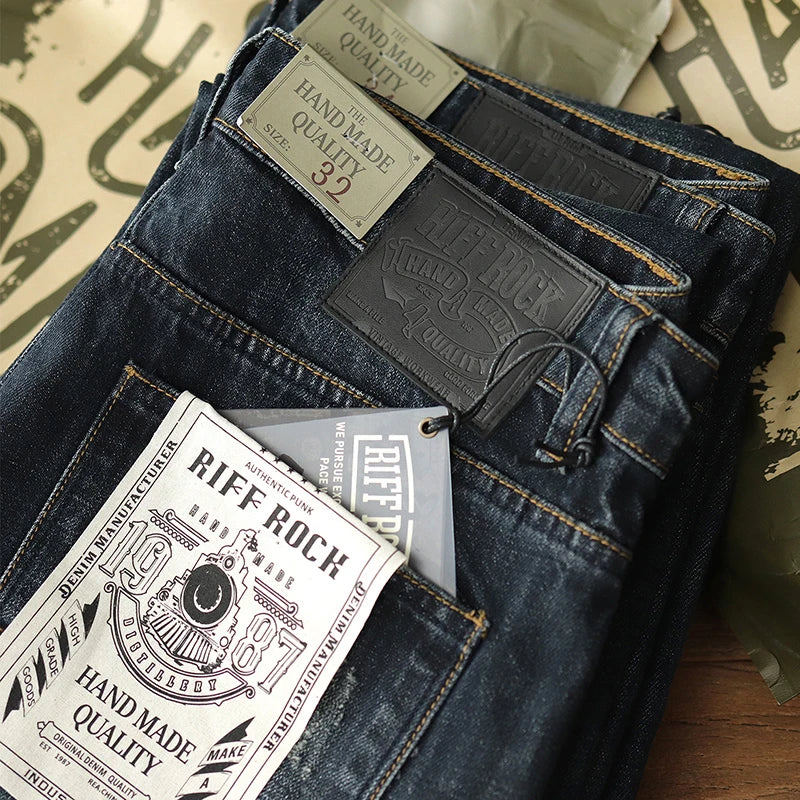 Vintage Wash Straight-Fit Selvedge Denim | 13.5oz Raw Cotton