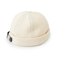 Textured Cotton Docker Cap