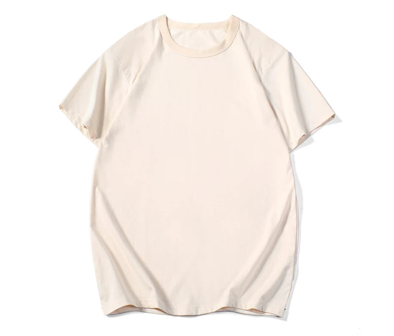 Essential Cotton Tee | Natural Undyed Japanese Basic T-Shirt