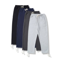 360g Heavy Cotton Sweatpants | Premium Fleece-Lined Basic Pants