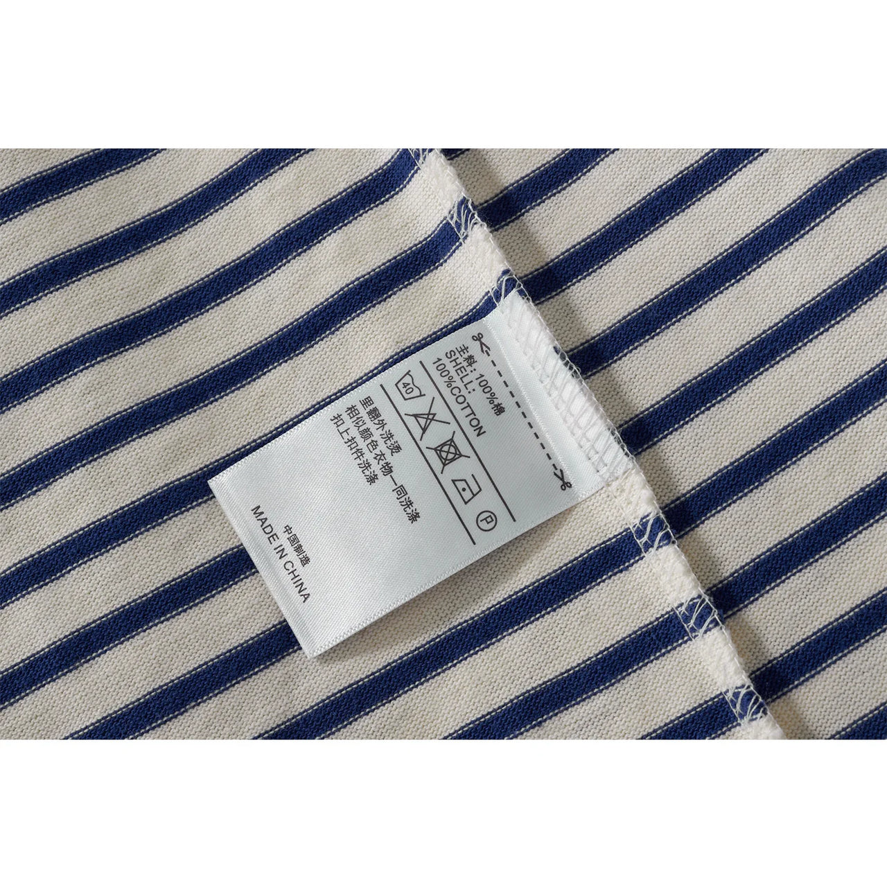 Classic Breton Stripe Tee | Heavy Cotton Long Sleeve Japanese Top